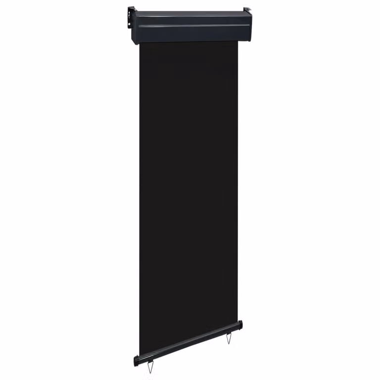 The Living Store Tenda laterale per balcone 60 × 250 cm Nero