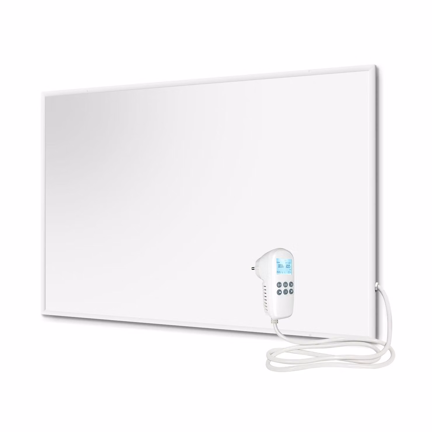 Pannello riscaldante a infrarossi da parete ZELURXX con termostato - riscaldamento a risparmio energetico per casa e ufficio, calore confortevole, 850W