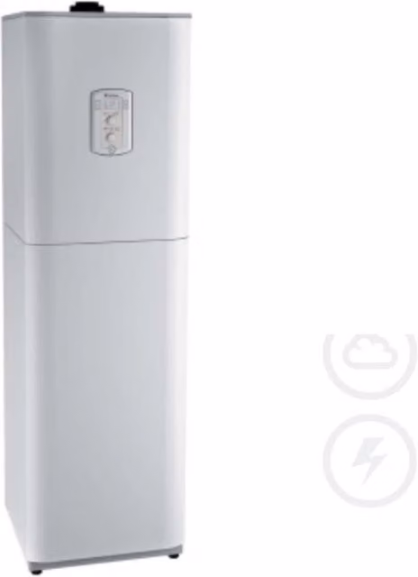 Caldaia a Condensazione a Basamento Chaffoteaux Pharos Zelios 25 EU Metano Bianca con Kit Scarico Fumi L: 66 cm, H: 200 cm, P: 60 cm