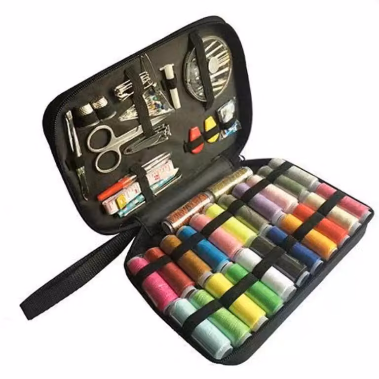 Kit da cucito portatile multifunzionale con utensili completi