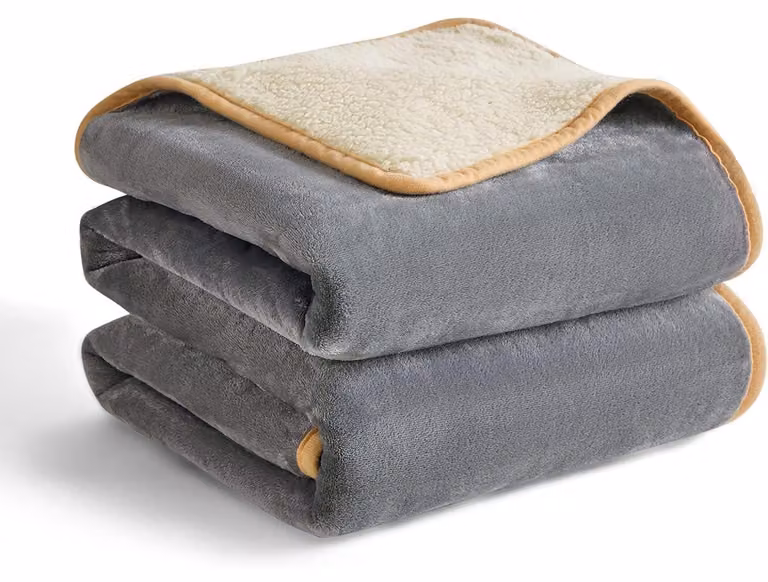 Coperta impermeabile per cani, in pile Sherpa, colore grigio, taglia XL, dimensioni 152x127 cm
