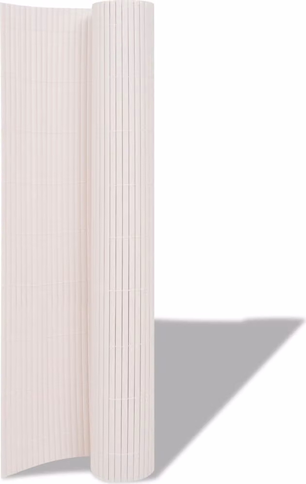 Recinzione da Giardino a Doppio Lato 90x300 cm Bianca