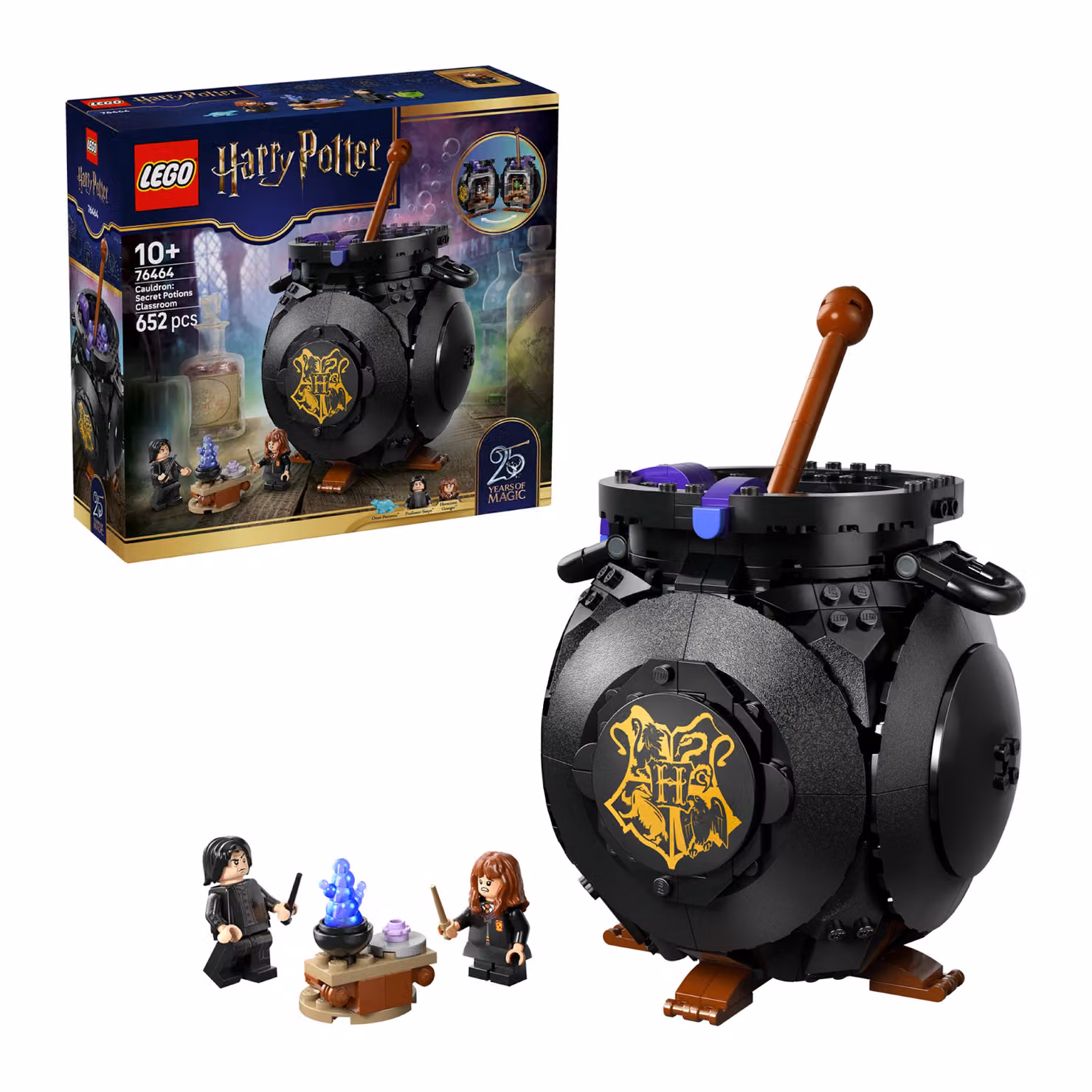 Lego Harry Potter Calderone: Lezione di pozioni segrete, colore nero, 652 pezzi – 2