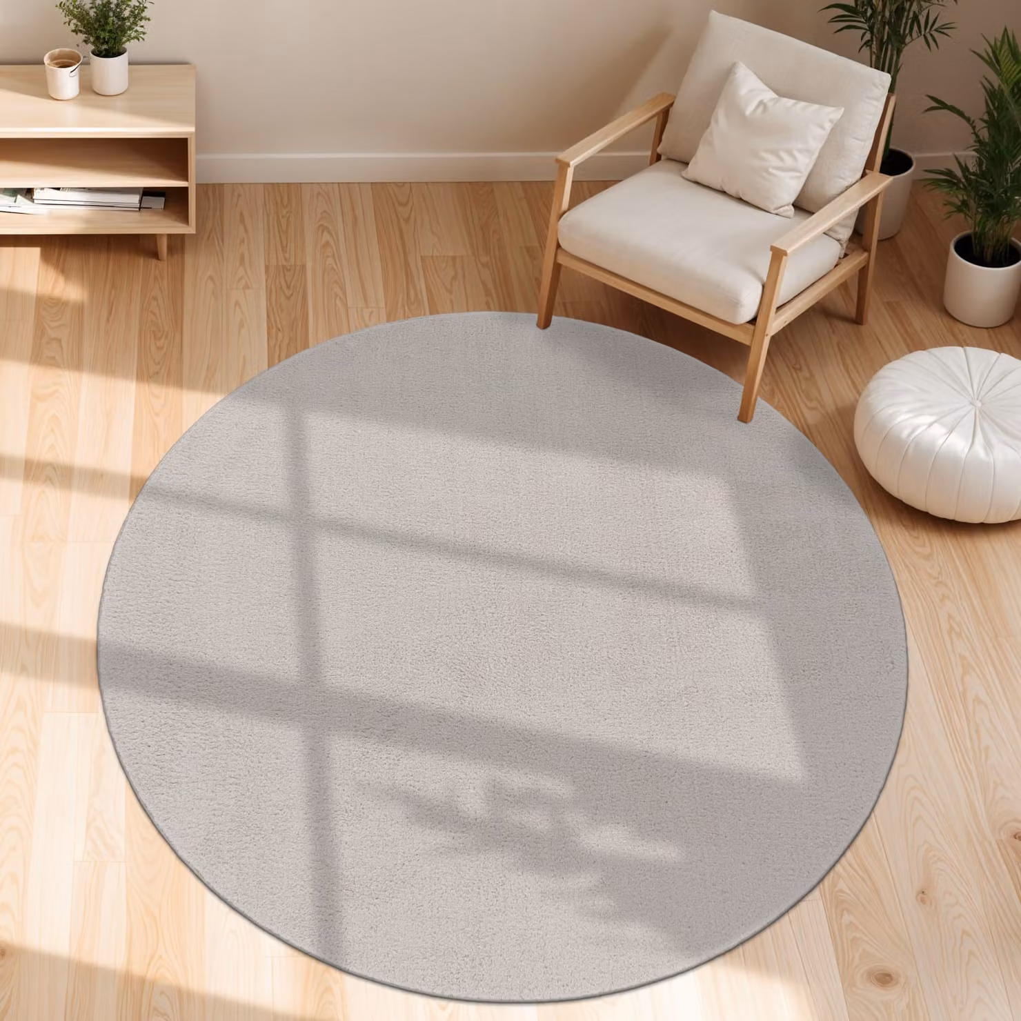 Tappeto rotondo Calia Italia argento diametro: 160 cm – 2