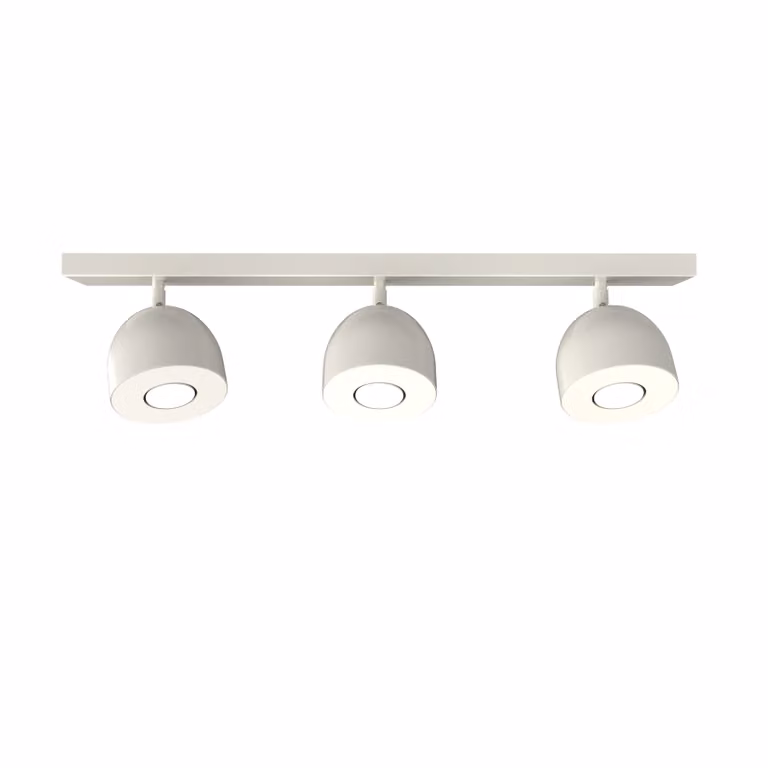 Lampada Da Soffitto Campanella 3X Monocolore Lucida
