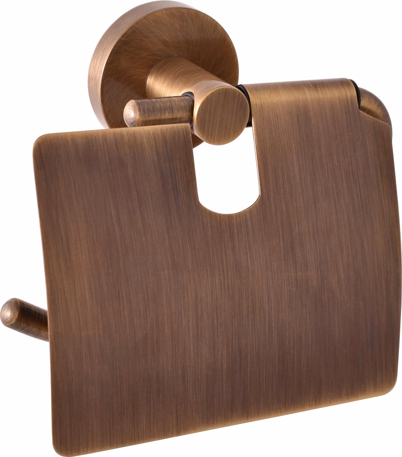 Slezák-RAV: Porta carta igienica con coperchio in ottone vecchio (bronzo) COLORADO COA0400SM