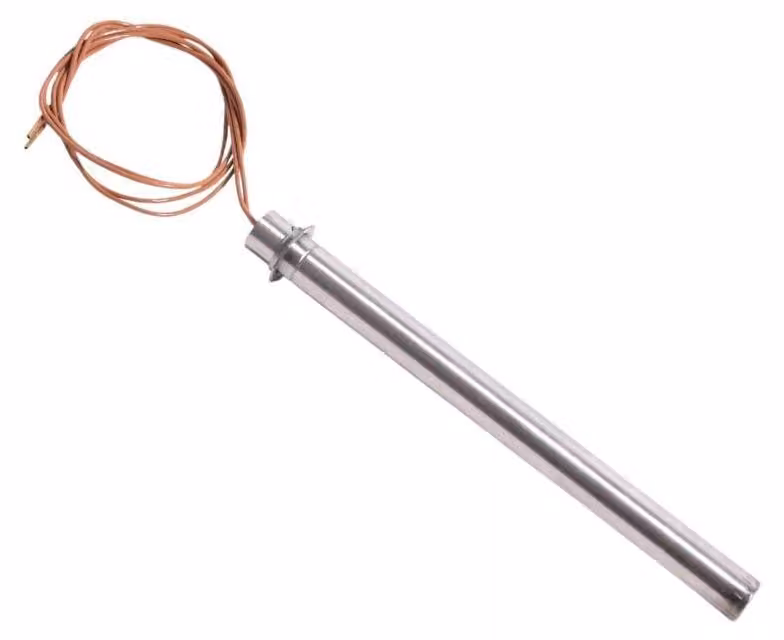 Resistenza di accensione per candeletta di accensione, modello D.9,9, lunghezza 160 mm, potenza 250 W, per stufe a pellet