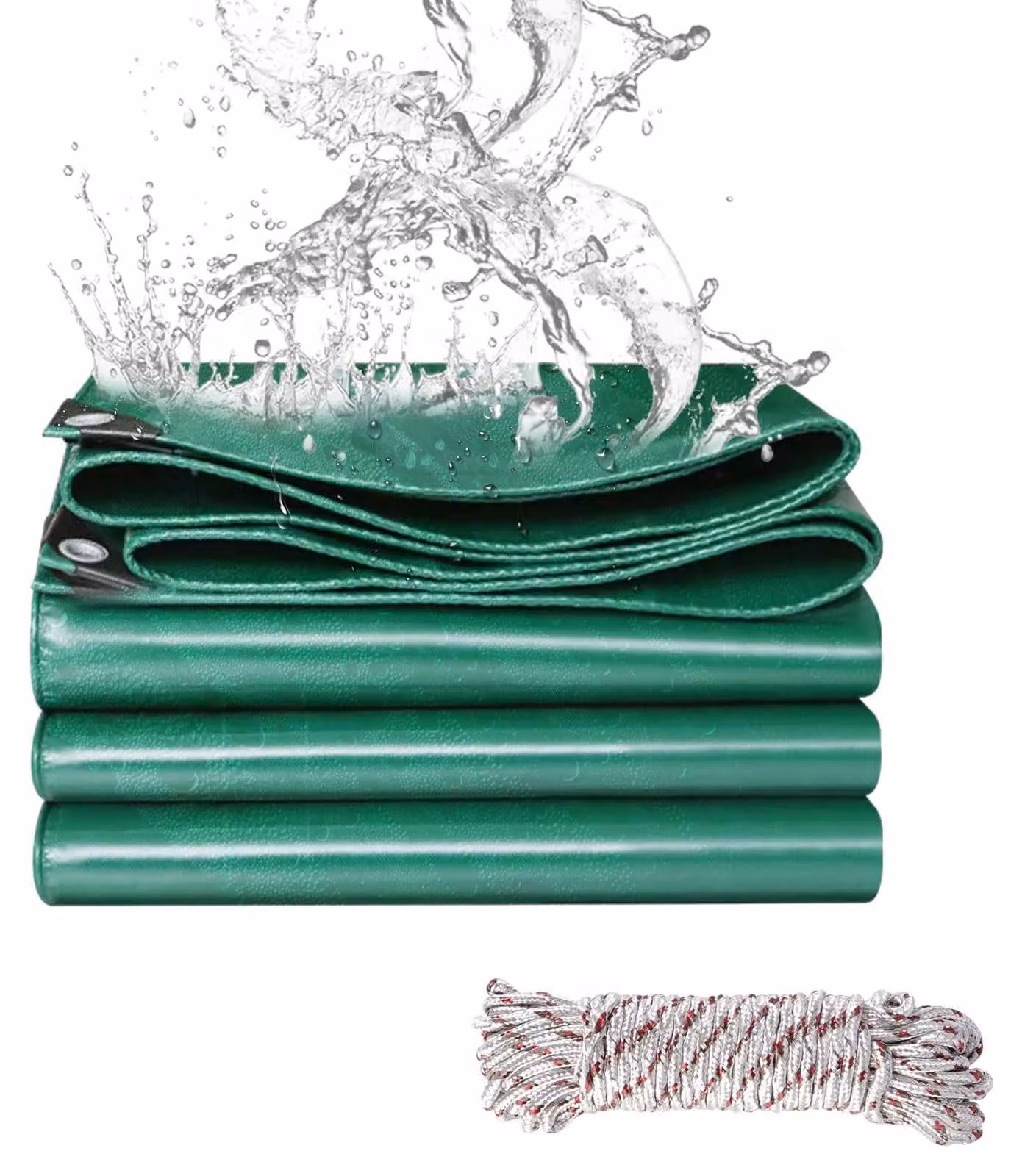Telo in PVC impermeabile con occhielli rinforzati, dimensioni 2 x 4 metri