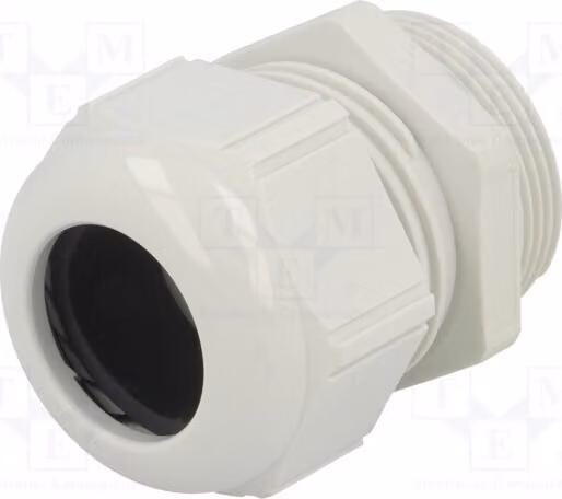 1 x Raccordo per cavo, modello 1,5, colore grigio chiaro, codice 53111440, filettatura M32