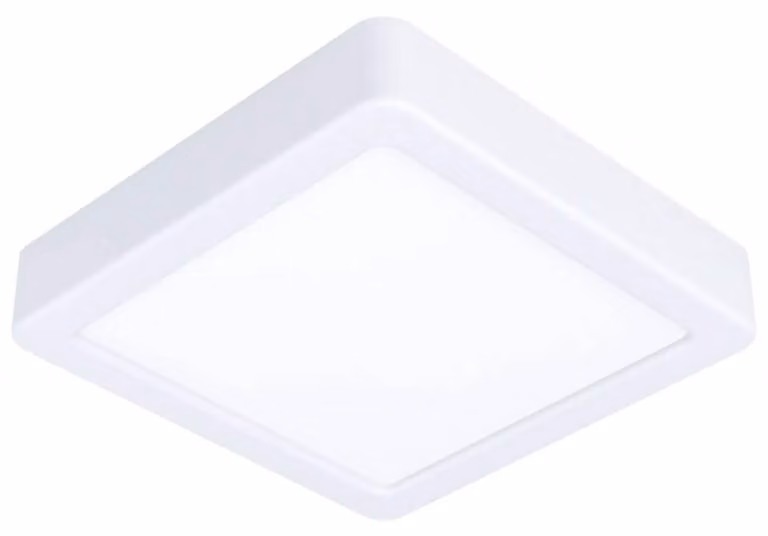 Plafoniera Moderna Fueva 5 In Acciaio Bianco Led Integrato 11W 3000K Ip20
