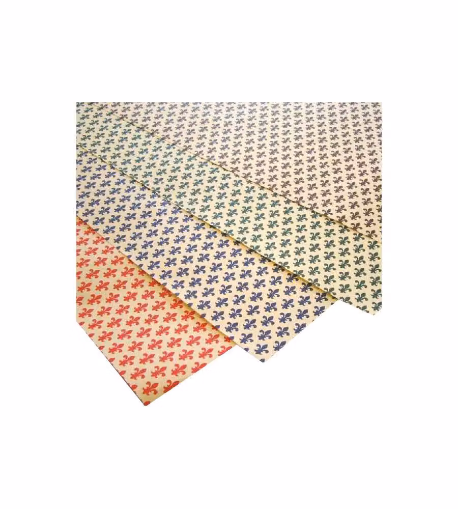 Carta Cassetti Giglio Fiorentino Lavabile 5m x 50 cm - 1 Rotolo