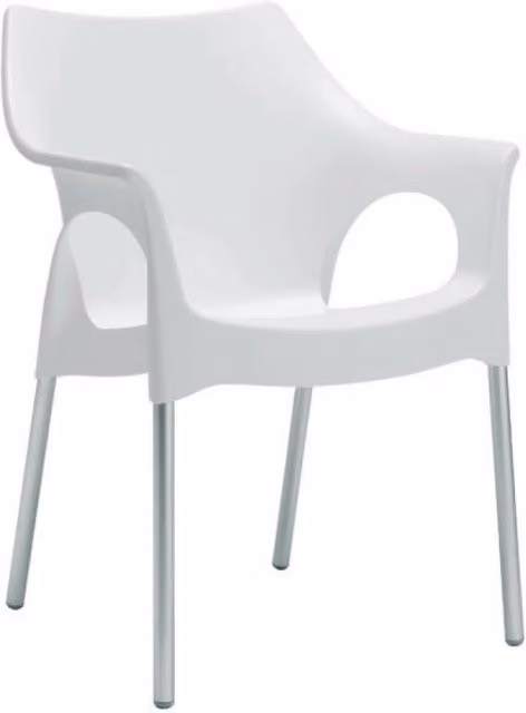 SET 4 SEDIE OLA TECNOPOLIMERO SCAB DESIGN MADE IN ITALY - Lino 11