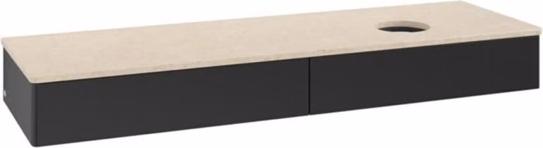 V&B Mobiletto senza struttura frontale - illuminazione Antao 160x50cm, WBP-colore botti., bla m Lac