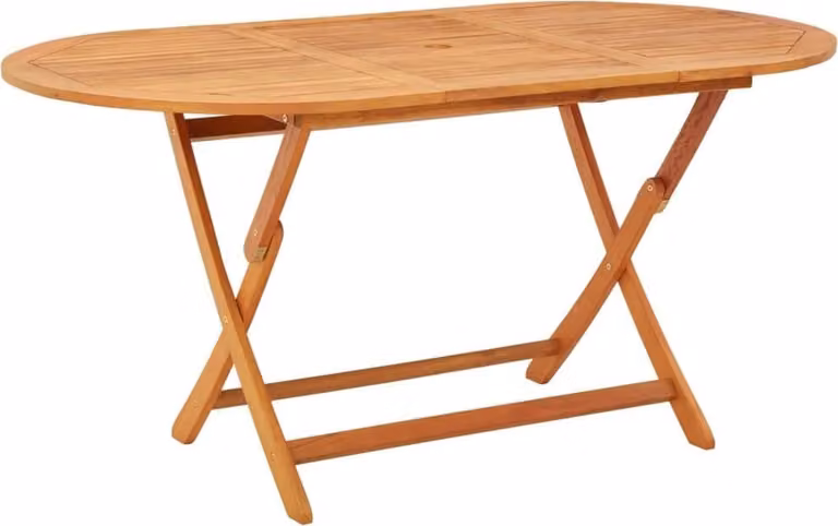 Maison Exclusive - Tavolo da giardino pieghevole 160x85x75 cm in legno massello di eucalipto