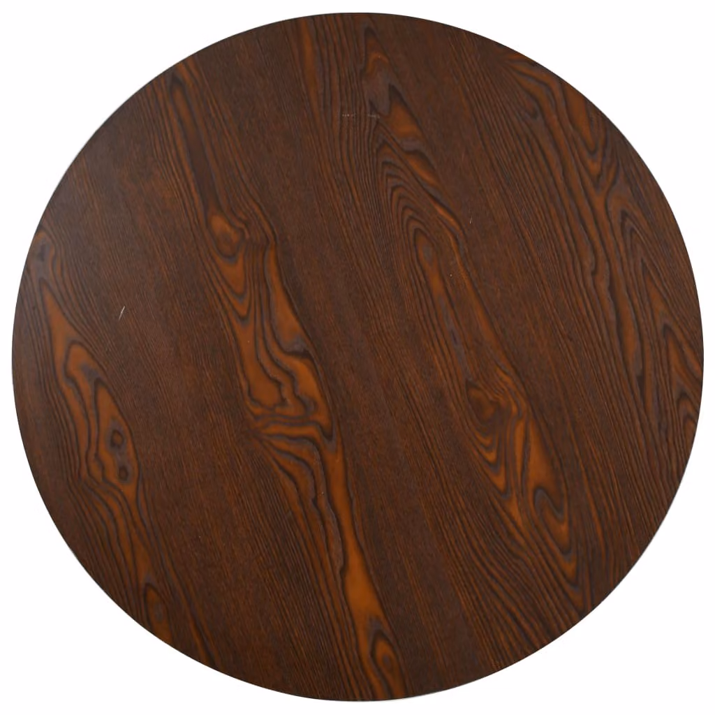 vidaXL Tavolo da bistrot marrone scuro 80 cm MDF