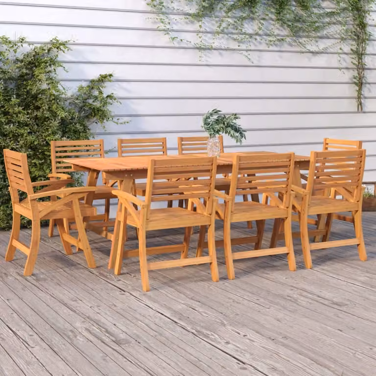 Maison Exclusive - Tavolo da giardino 200x90x75 cm in legno massello di acacia