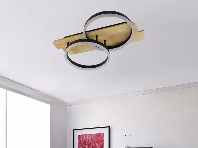 Lampada a soffitto a LED con telecomando, 70W - TA1300/BW