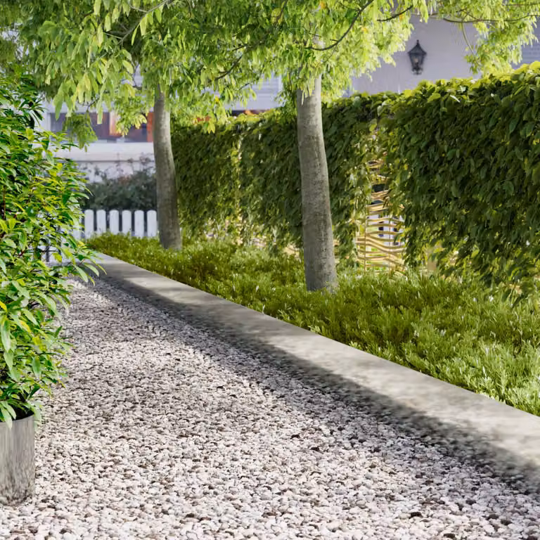 Set di 20 bordure per prato vidaXL in acciaio color argento, 100 x 22 cm