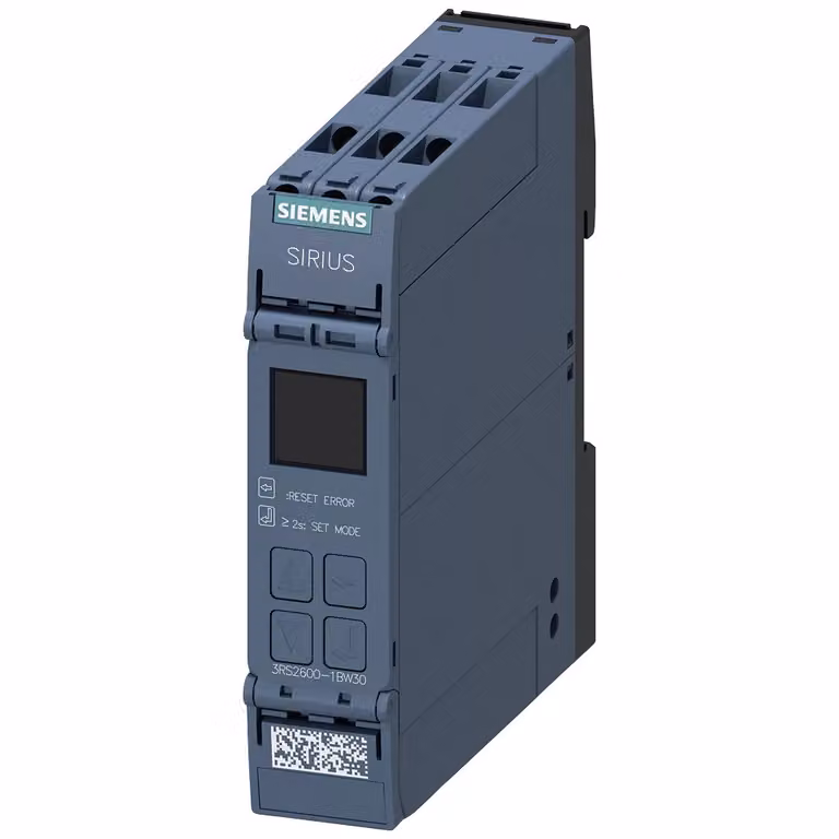 Relè di temperatura Siemens, universale, display, CA/CC 24-240 V, 2 W, morsetti a vite 3RS26001BW30