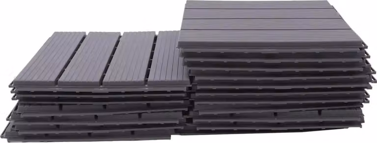 Piastrelle per pavimenti, design a innesto, resistenti agli agenti atmosferici, grigio scuro