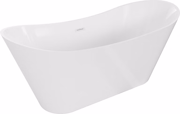 Mexen Celia vasca da bagno indipendente 170 x 75 cm, bianca, troppo pieno bianco - 52331707500-20
