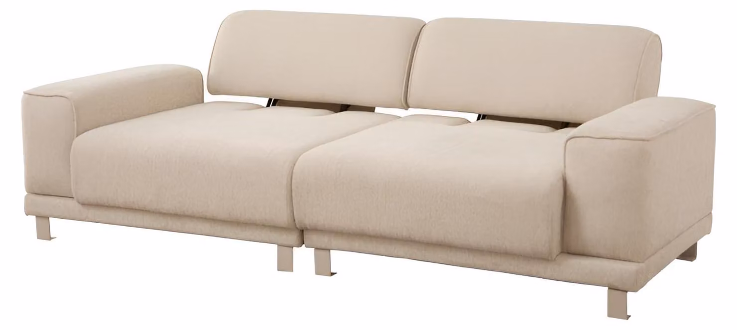Stoffbeiges 3-Sitzer Sofa – Designersofa und Polstermöbel für Ihr Wohnzimmer