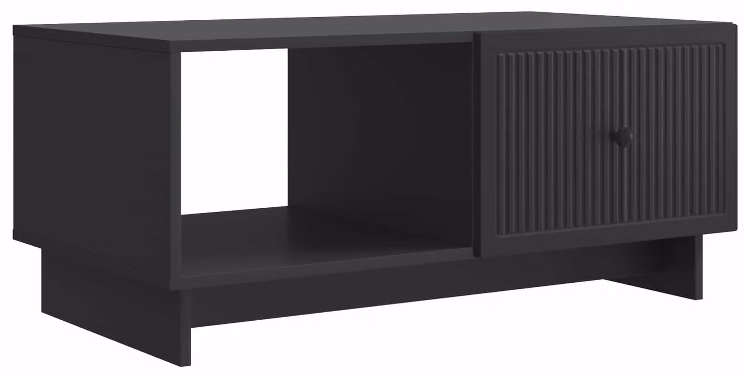 Tavolino da salotto Nero 90 x 50 x 40 cm Legno ingegnerizzato