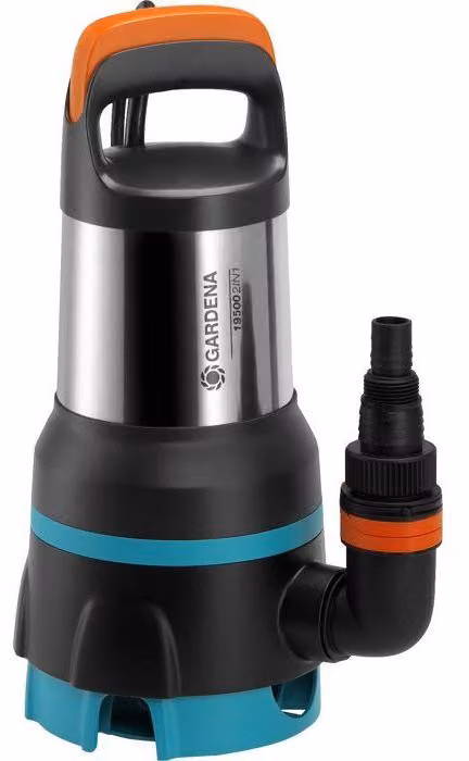 Pompe di scarico GARDENA 19500, 19.500 litri/ora, 860 W, tecnologia Aquasensor, adatte per acque chiare e leggermente sporche