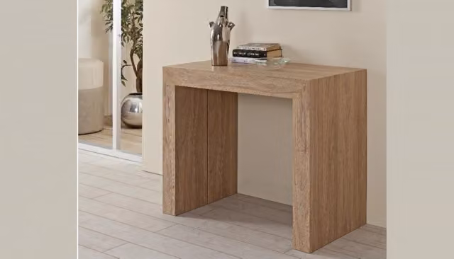 Consolle tavolo allungabile Audace Effezeta Italia in legno color marrone