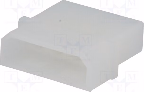 10 connettori H senza contatto, 4 pin, maschio, per collegamento filo-filo, passo 5,08 mm, modello ZZS525-OM/H, per corrente continua (DC)