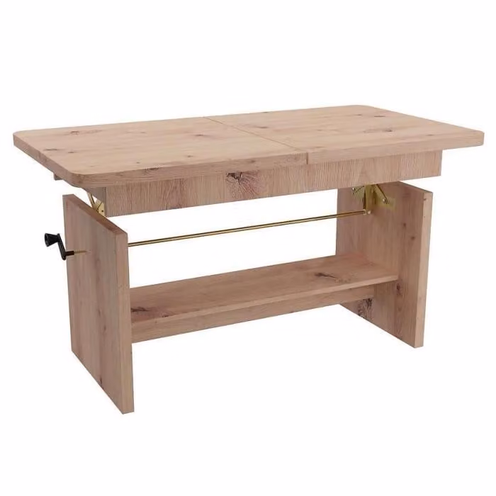 Tavolino allungabile VELYR - rovere artigianale