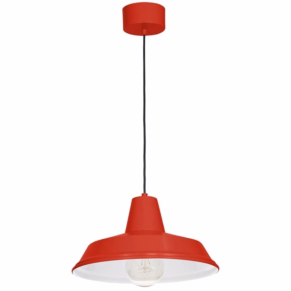 Classe rosso loft lampada a sospensione 1xE27 15W Luminex