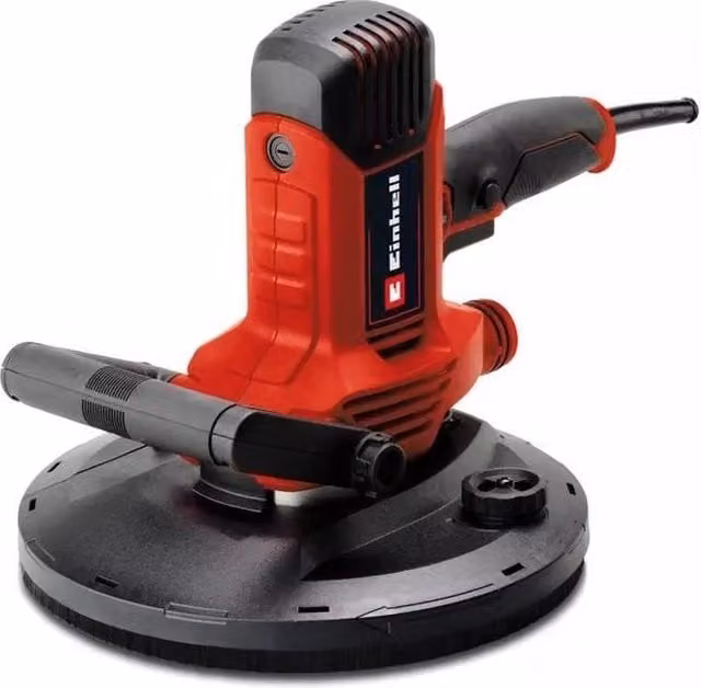 Levigatrice per cartongesso Einhell TC-DWS 225 da 1220 W con aspirazione integrata e regolazione velocità, colore Nero e Rosso