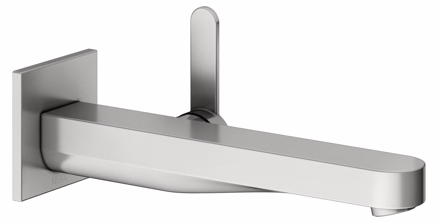 KEUCO IXMO Flat Mitigeur monocommandé encastré pour lavabo, 225mm, rosace carrée, 59516061302, 59516061302