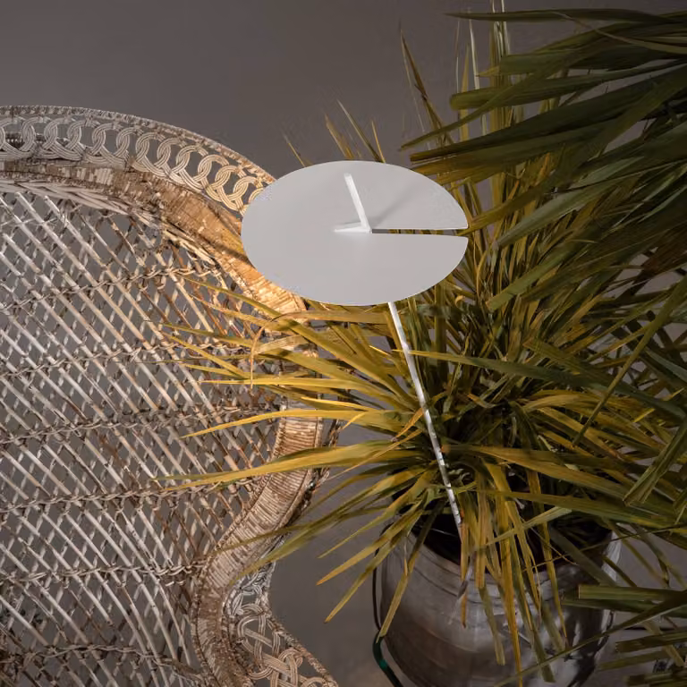 Karman Xana lampione LED bianco altezza 96 cm, Bianco / Opale, Alluminio, Design