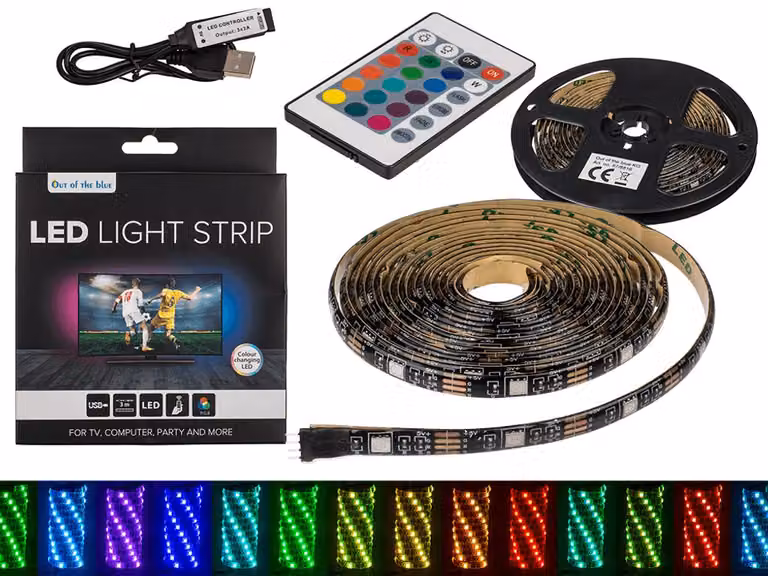 Striscia luminosa con LED cambia colore, L: 3 m