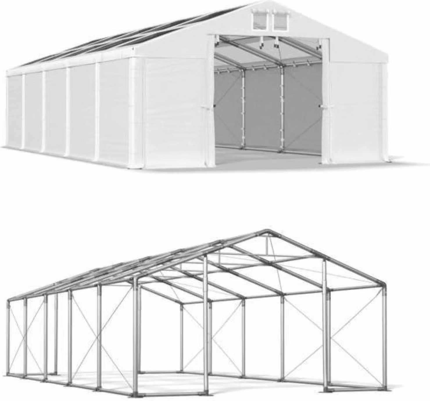 5x10 White Magazine Tenda WINTER PLUS MS/SD