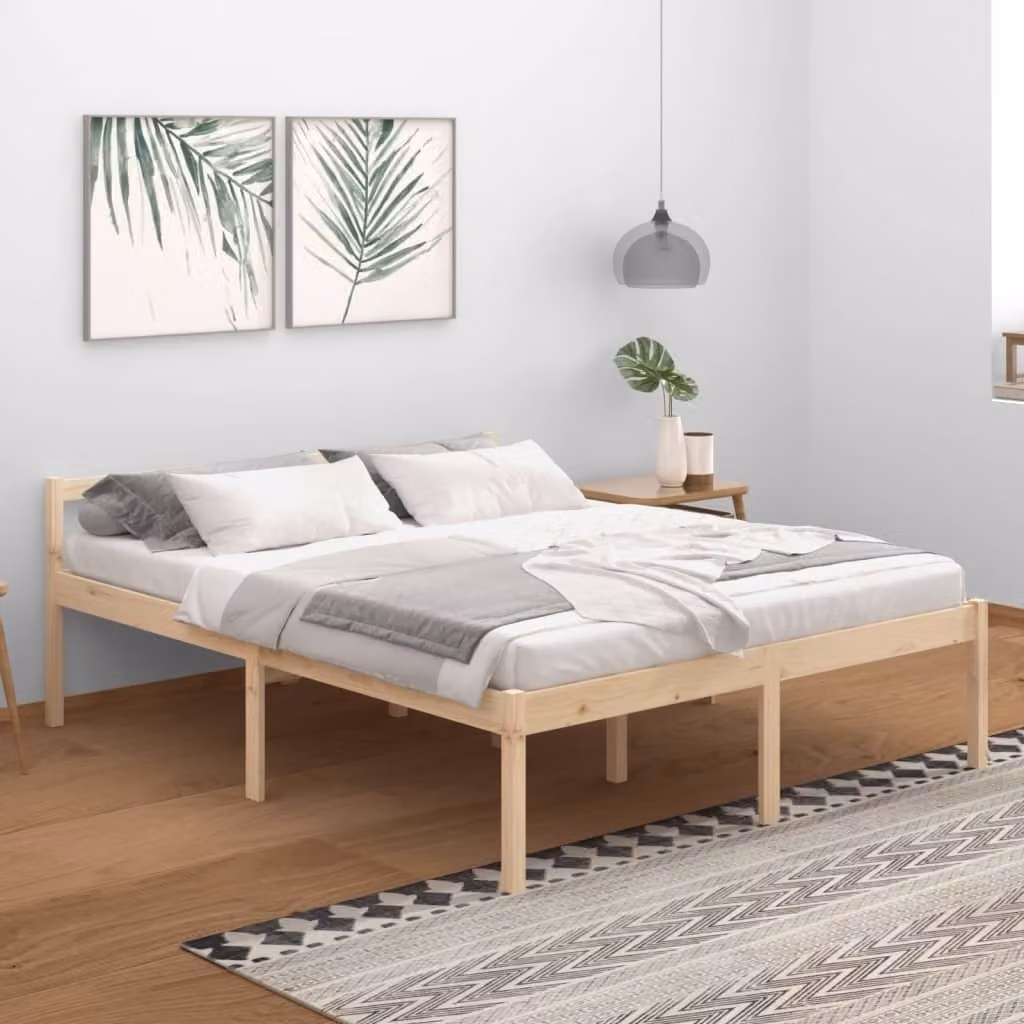 The Living Store Letto Senior 160x200 cm Pino massiccio