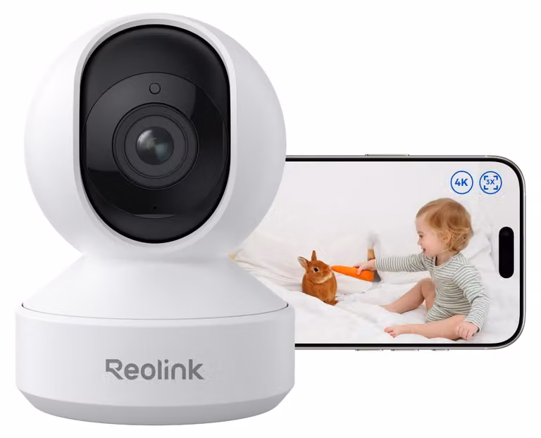 Telecamera di sicurezza Reolink 4K PTZ con Wi-Fi, per interni, zoom ottico 3x, anche come baby monitor
