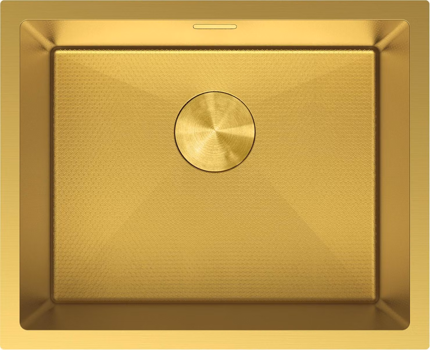 Mexen Trixo lavello in acciaio 1 vasca 540 x 440 mm, oro HC - 6414541000-55HC