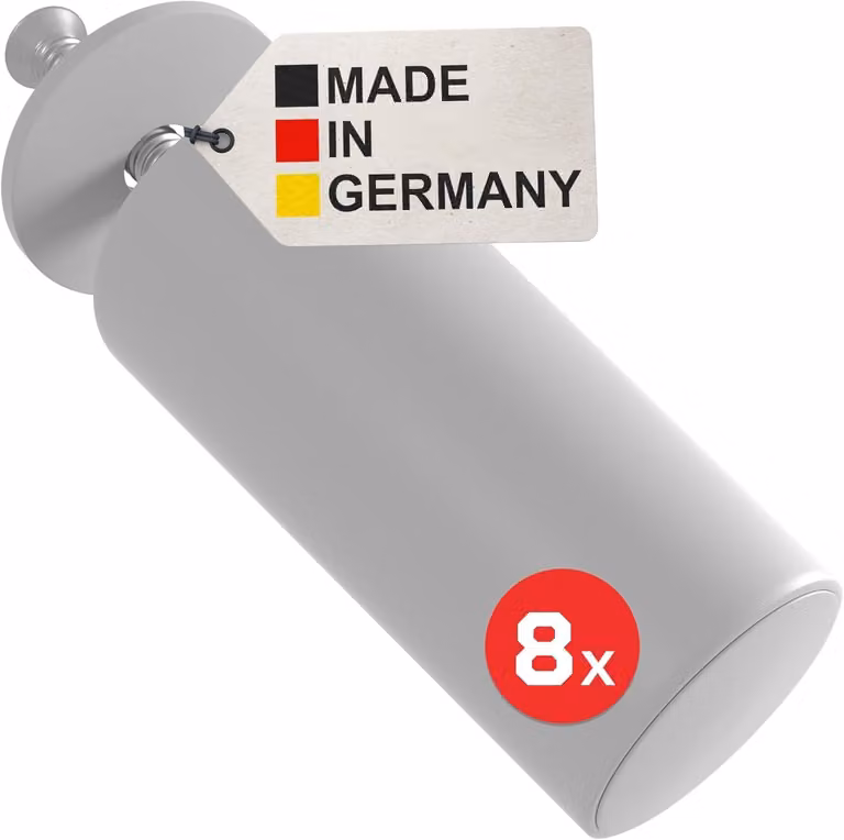 Supporti per avvolgibili in plastica, 40 mm, confezione da 8 pezzi, per avvolgibili