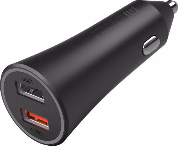 Caricatore da auto Xiaomi Mi 37W a doppia porta, nero