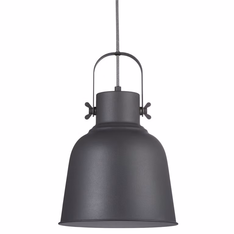Lampada a sospensione Adrain Lampada a sospensione Ø25 cm nero