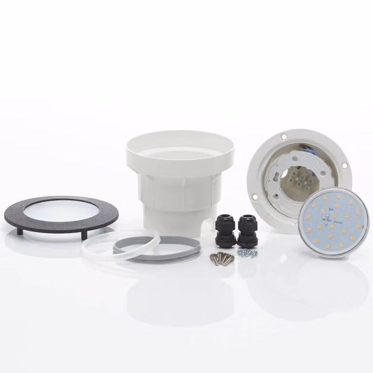Fumagalli Spot LED da interrare Ceci 120 nero CCT, Nero, Plastica, Moderno, Faretto da incasso da terra