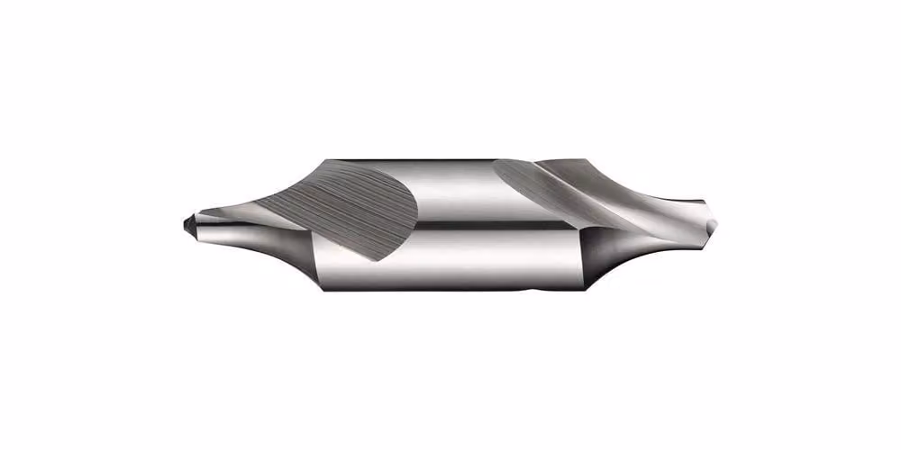 Trapano centrale DIN 333R D.8mm HSS vuoto Destra 1 DORMER
