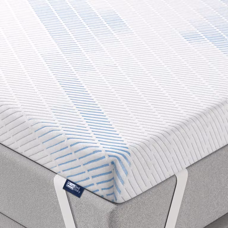Protezione per materasso, dimensioni 160x200 cm, realizzata in gel memory foam, spessore 7 cm, lavabile
