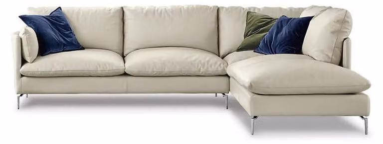Ecksofa L-Form Leder Luxus Design Sofa Polster Couch Couchen Möbel PRIANERA