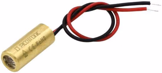 Laser a riga rosso da 650 nm di alta precisione con messa a fuoco e design compatto