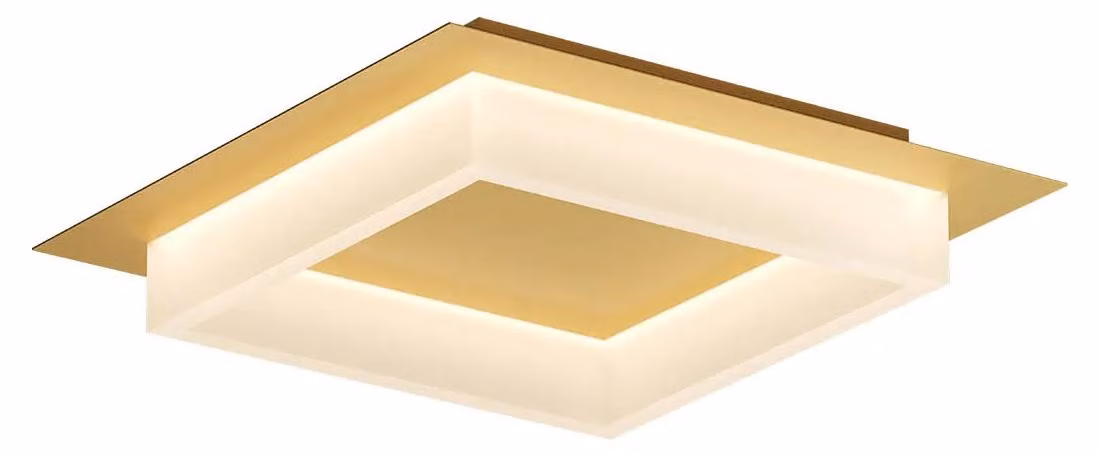 PERIMETRO PL LED – altezza 35 cm, larghezza 8 cm, 28 W - Colore oro