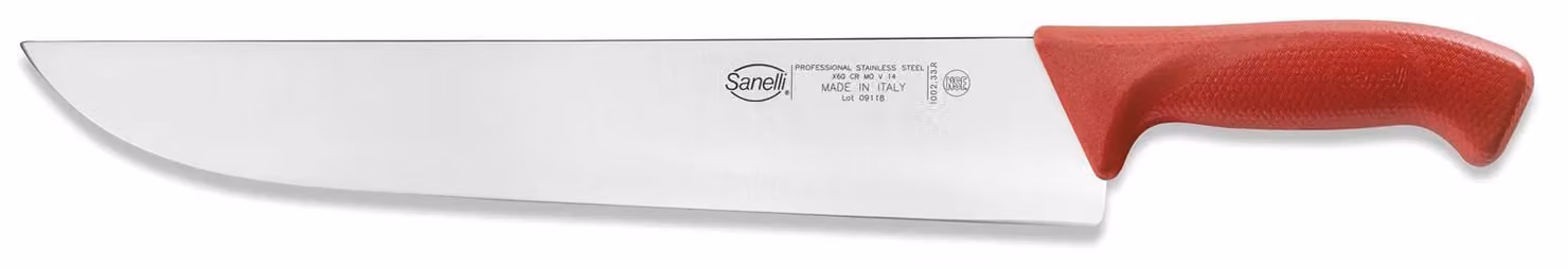 Coltello Francese Linea Skin Rosso, Cm.33